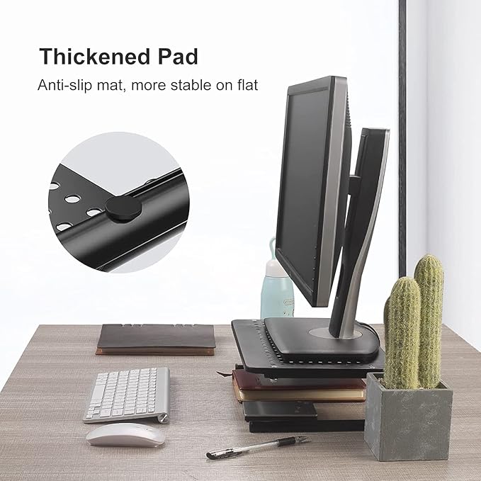 suptek Monitor Stand Riser for Computer, Notebook and All Flat Screen Display - Image 4