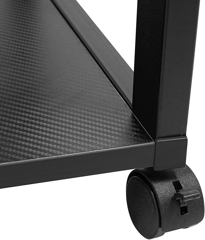 3-Tier AV Media Stand Rack, Mobile & Space-Saving Design, DVD Players, - Image 6