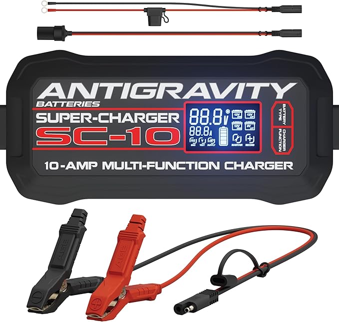 Antigravity SC-10 Super-Charger 10A Smart Battery Charger & Maintainer by AntigravityBatteries