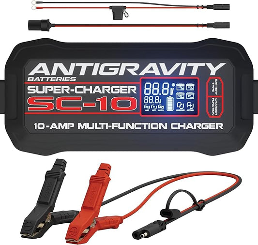 Antigravity SC-10 Super-Charger 10A Smart Battery Charger & Maintainer by AntigravityBatteries