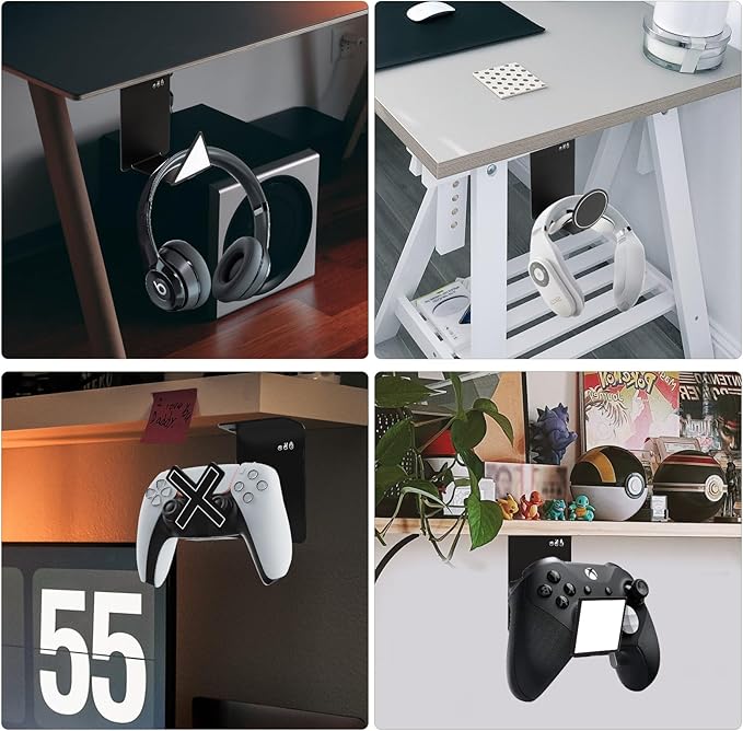 VKheroKV HC128 Headphone Holder Hanger - Image 6