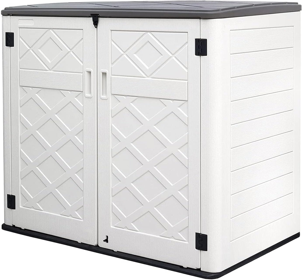 mrosaa resin outdoor storage shed, 38 cu.ft outdoor, main product view