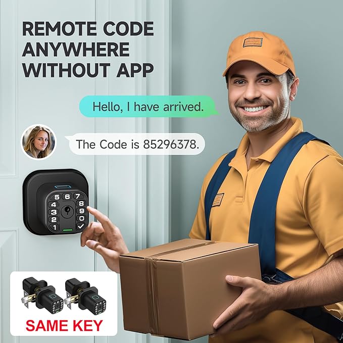 Richelock Fingerprint Door knob, Smart Biometric Door Lock - Image 5