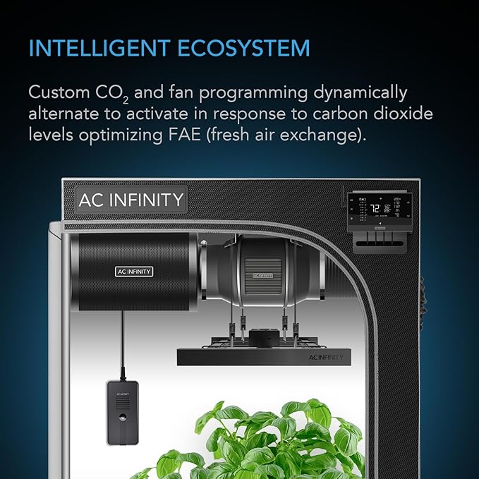 AC Infinity CO2 + Light Sensor, Exclusively Assists Controller AI+ Dynamically - Image 4