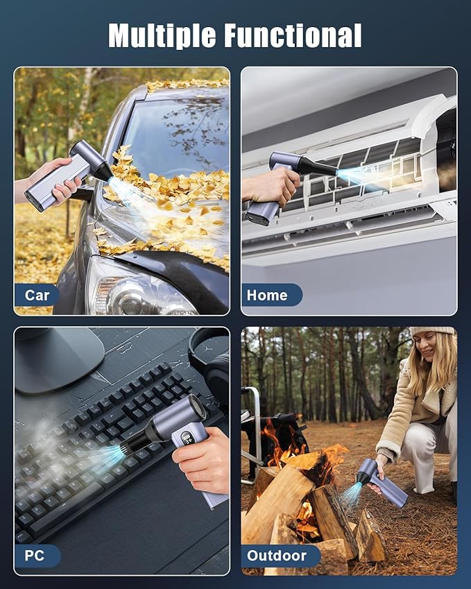 Compressed Air Duster with150, 000RPM Brushless Motor, 8000mAh Battery - Image 5