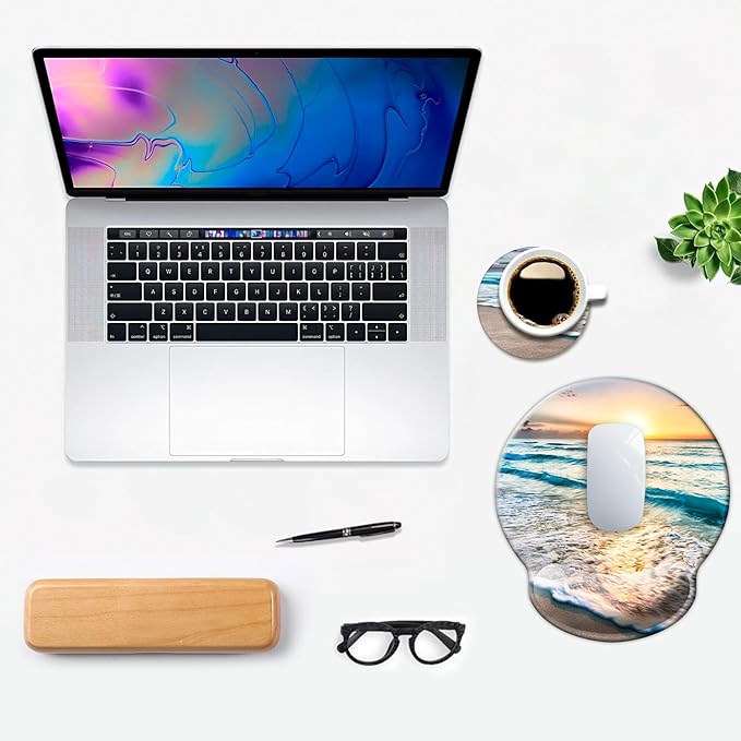 Ergonomic Mouse Pad with Wrist Support, Mouse Pad with Wrist Rest, Relieve - Image 7