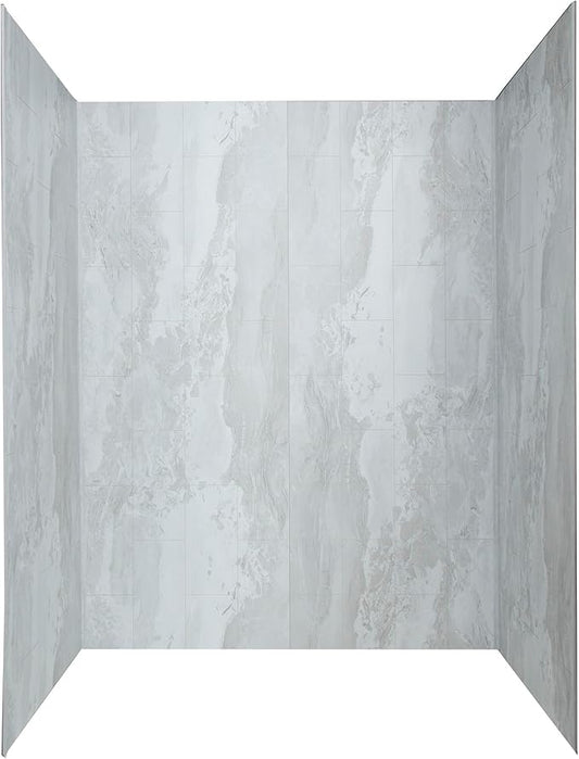 Palisade 78in x 60in x 36in Waterproof Vinyl Shower Surround Kit by PalisadeWallTilesandPlanks