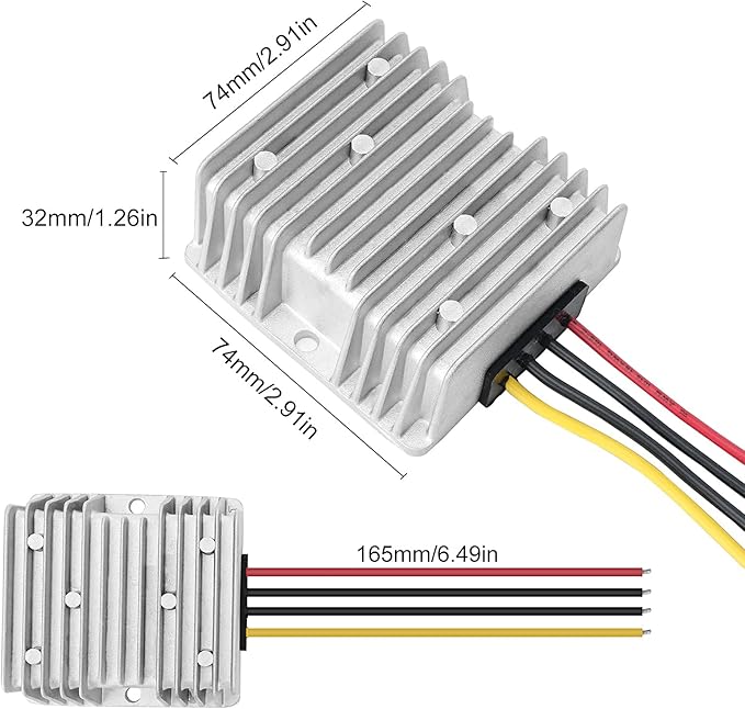 DC 24V Step Down to 12V 30A 360W Converter Regulator Waterproof Buck Power - Image 7