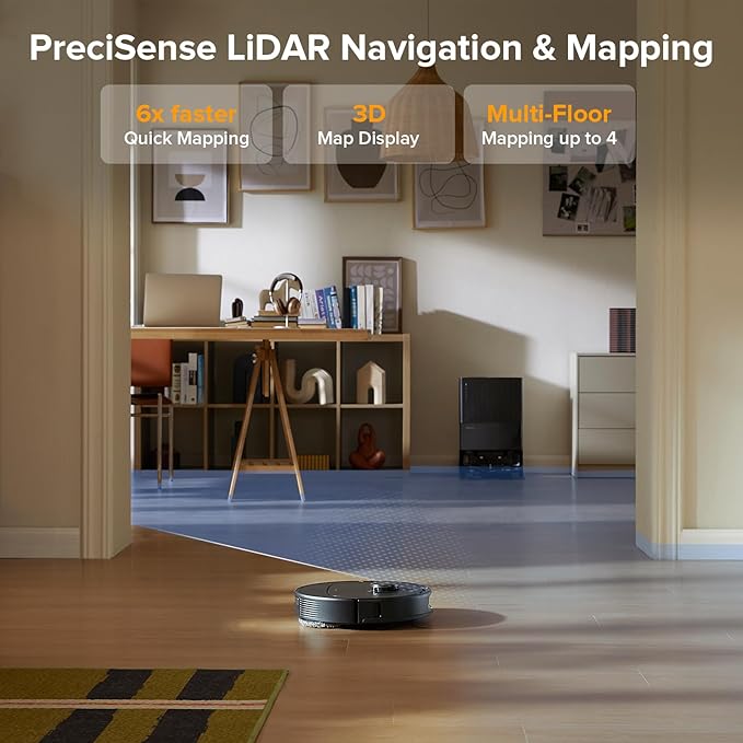 roborock Qrevo Series Robot Vacuum and Mop, 8000Pa Suction, Upgraded from Qrevo - Image 8