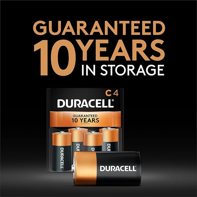 Duracell Coppertop C Batteries, C Battery - Image 8
