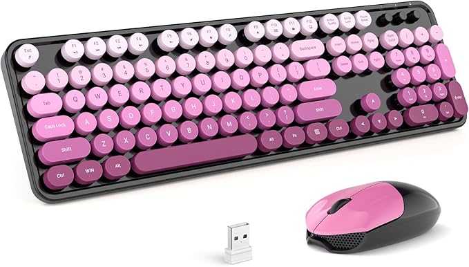 MOFII Wireless Keyboard and Mouse Combo, Full Size 2.4G Plug and Play by MOFII