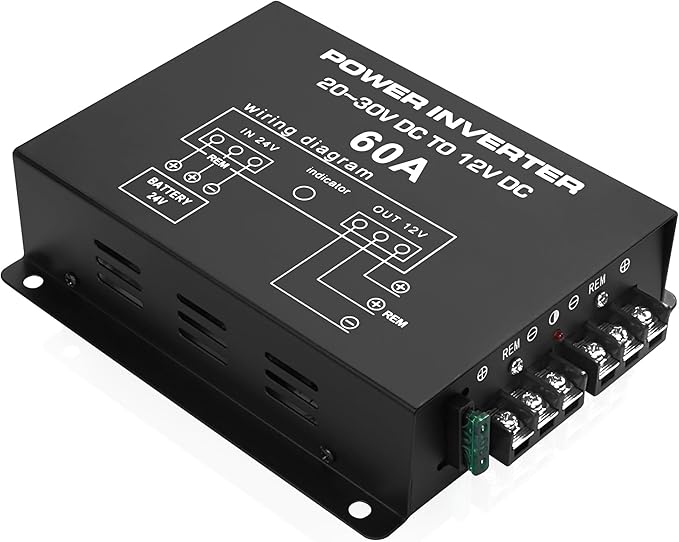 MEIRIYFA DC 24v to 12v 60A Power Converter Inverter, DC Step Down 24v to 12v by MEIRIYFA