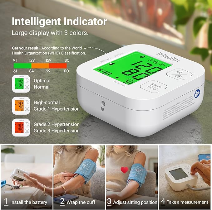 iHealth Track Smart Upper Arm Blood Pressure Monitor - Image 3