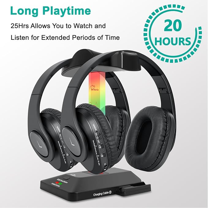 WallarGe Dual Wireless Headphones - Image 5