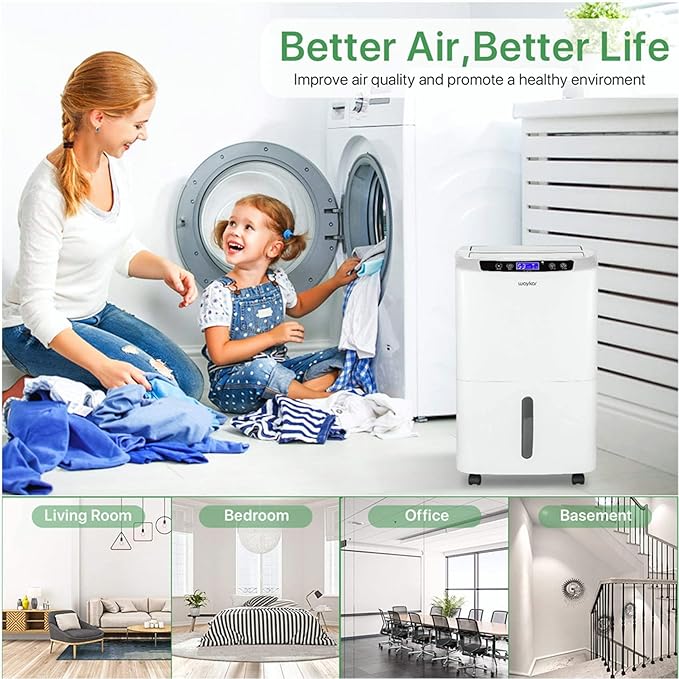 Waykar 2000 Sq. Ft. 2025 Energy Star Dehumidifier - Image 6