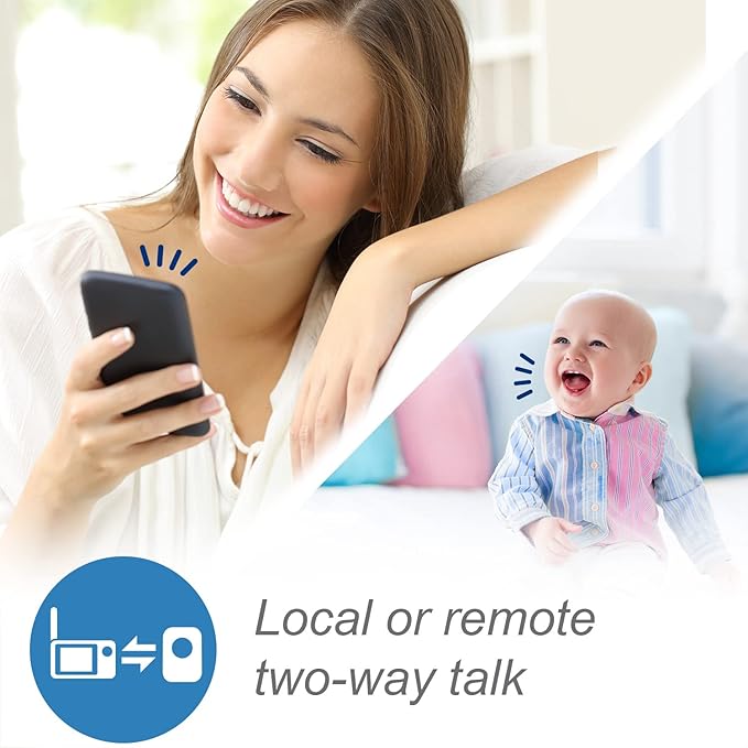 VTech RM7764-2HD Smart WiFi Baby Monitor - Image 9