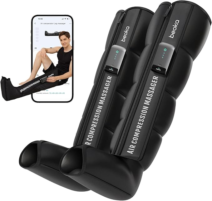 beoka Leg Massager for Circulation and Pain Relief, Leg Recovery System for by Beoka