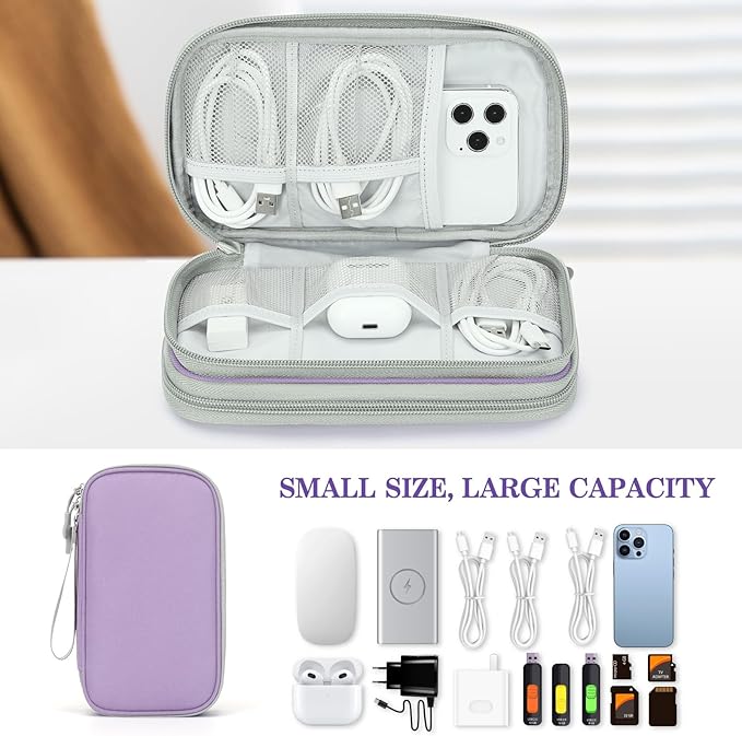FYY Electronic Organizer, Travel Cable Organizer Bag Pouch Electronic - Image 6