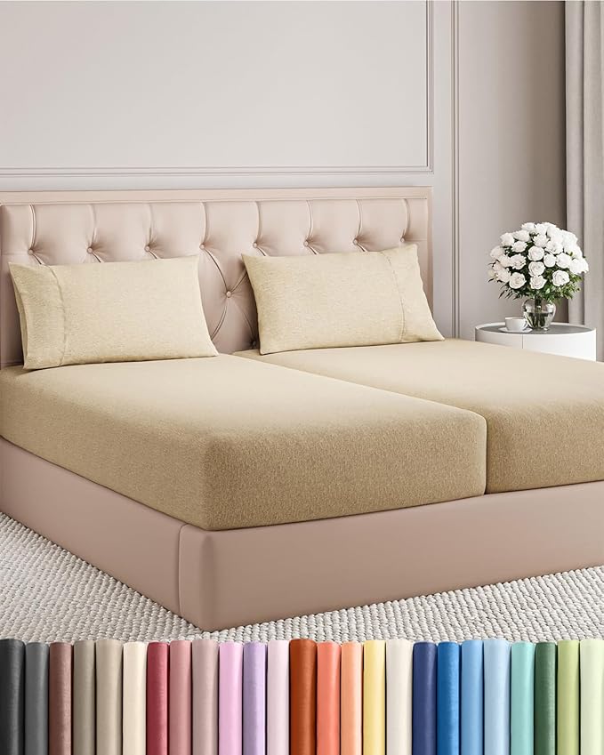 Split King Size 5 Piece Sheet Set by CGKUnlimited