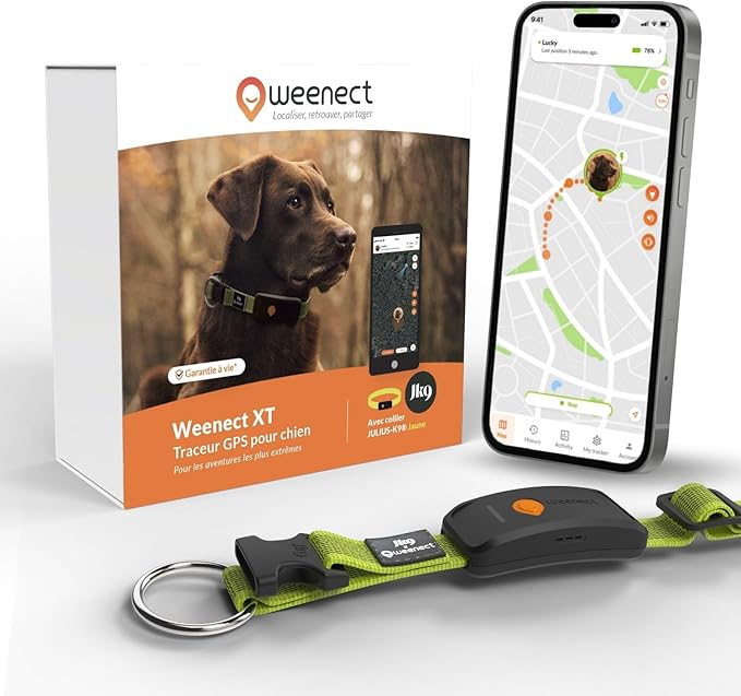 Weenect Dog XT - New GPS Collar by Weenect