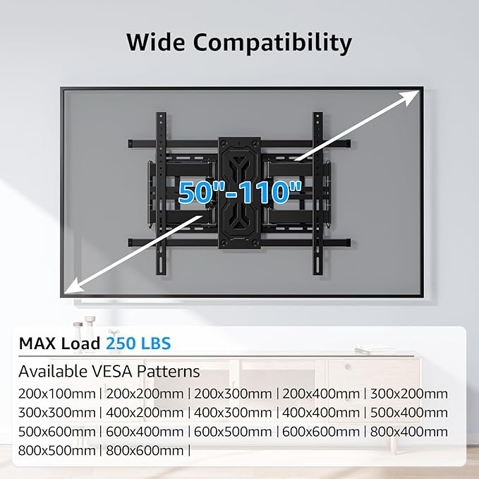MOUNTUP Heavy Duty Full Motion TV Wall Mount - Image 3