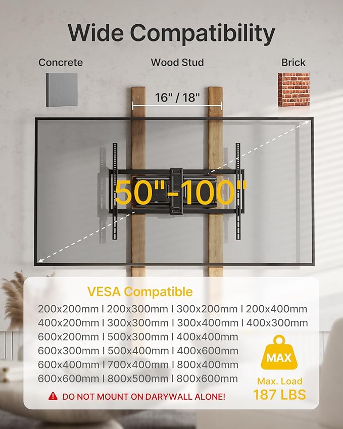 monTEK Heavy Duty Ultra Slim TV Wall Mount - Image 7