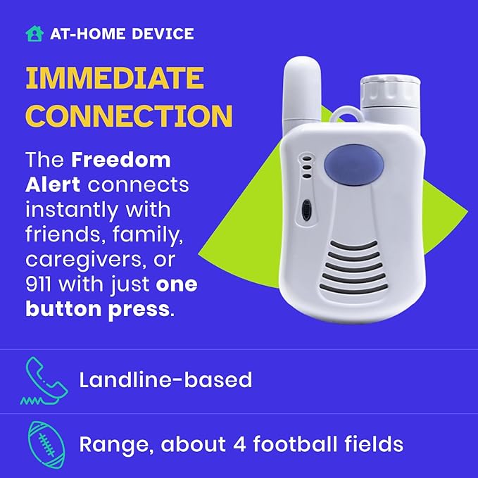 LogicMark Freedom Alert, Landline Personal Emergency Device, 2-Way Call - Image 4