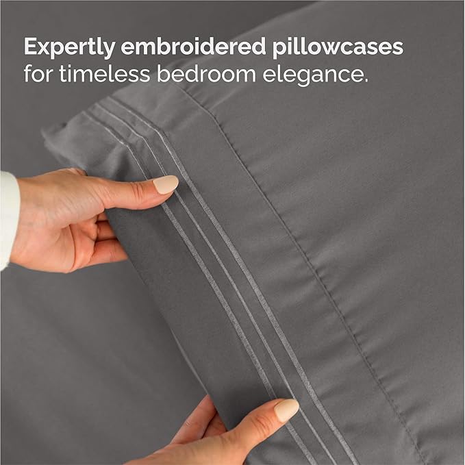 Split King Size 5 Piece Sheet Set - Image 6