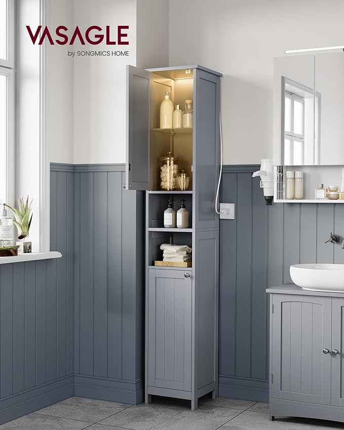 VASAGLE Tall Storage Cabinet - Image 2