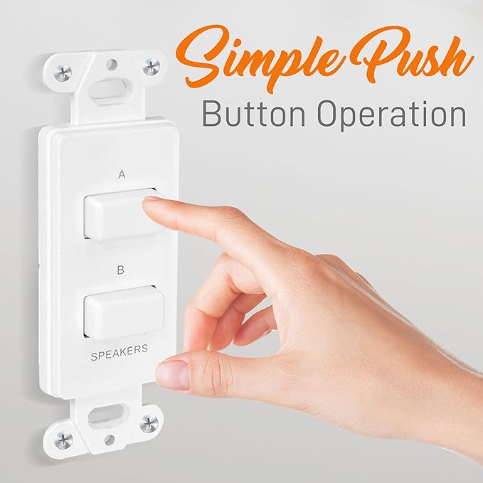 Pyle in Wall Speaker Selector Switch - Image 2