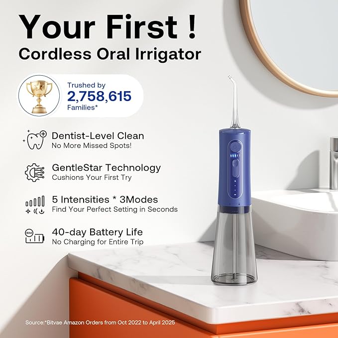 Bitvae Cordless Water Dental Flosser - Image 2