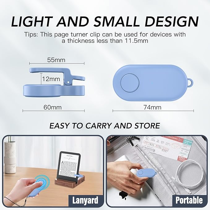 Remote Control Page Turner for Kindle Paperwhite Oasis Kobo eReaders, Kindle - Image 7