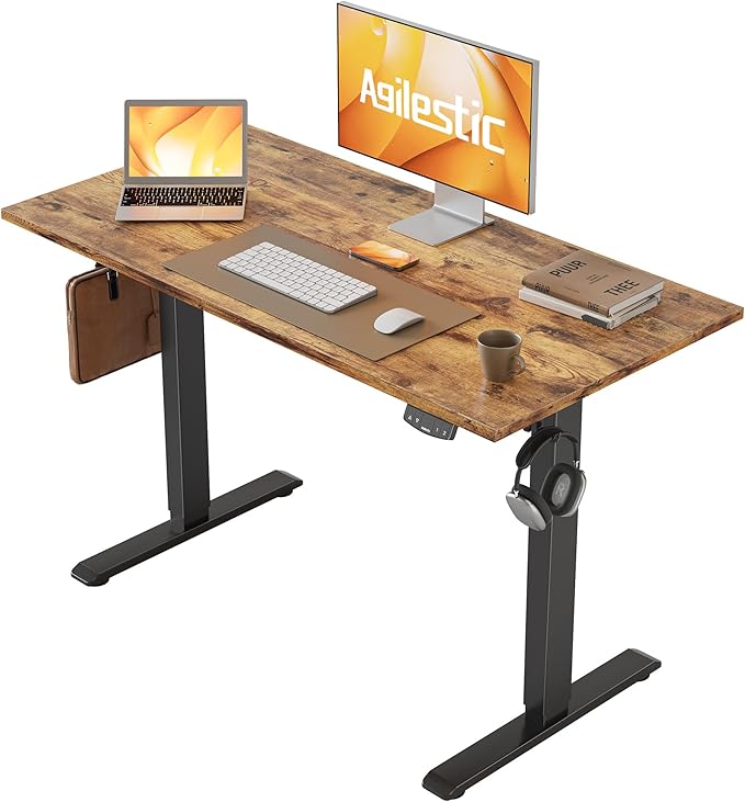 Agilestic Electric Standing Desk 40 x 24 Inches, Height Adjustable Desk by Agilestic