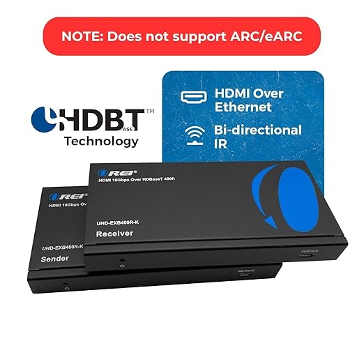 OREI 4K HDMI over Ethernet Extender Balun - Image 2