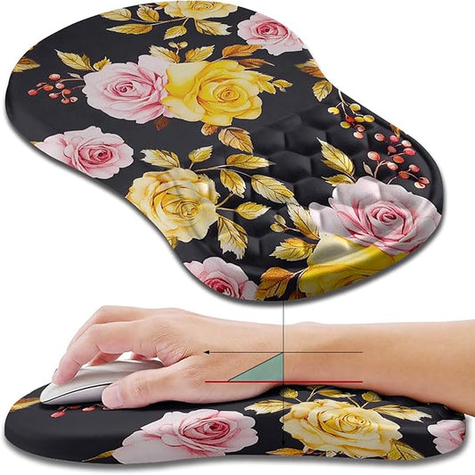 Hokafenle Ergonomic Mouse Pad Wrist Support, Wrist Rest Mousepad by Hokafenle