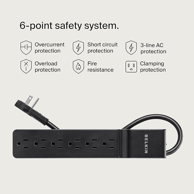 Belkin Surge Protector Power Strip - Image 3