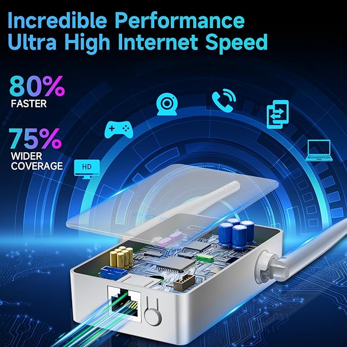2026 WiFi Extender Signal Booster, New Gen Internet Booster - Image 3