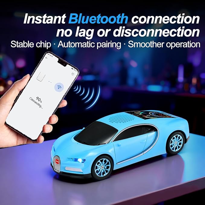 WSTER Luxury Sports Car Model Bluetooth Speaker - Image 2
