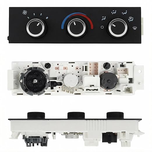 599-293 A/C Control Switch Air Conditioning Climate Control Module, Front - Image 3