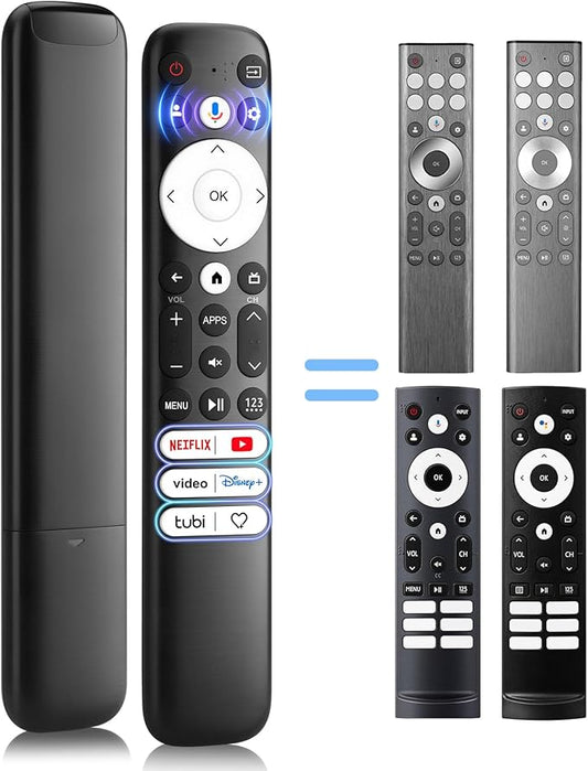 Voice for Hisense-Google-TV-Remote Control Replacement for All Hisense by Touvar