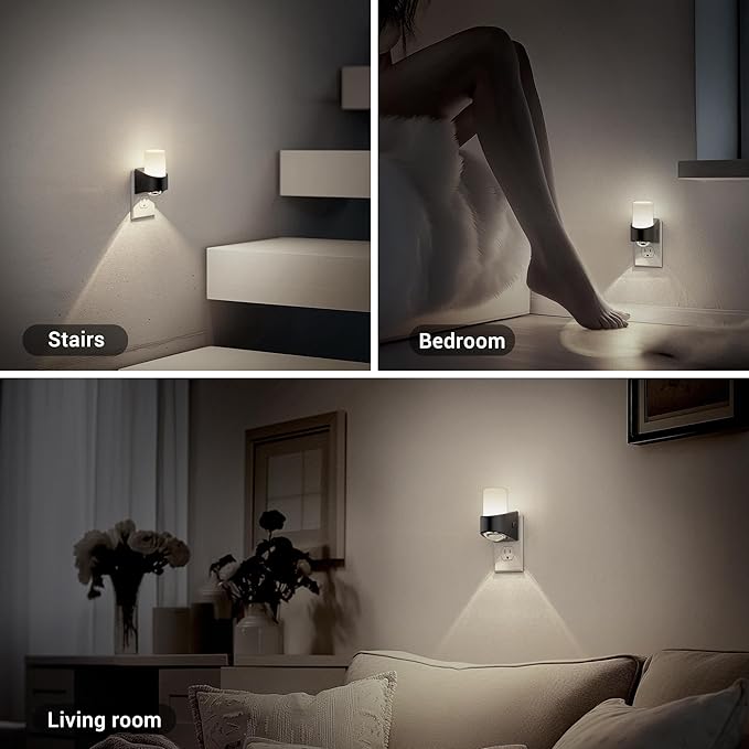 JandCase LED Night Lights Plug into Wall, Decorative Night Light - Image 4