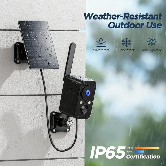 IHOXTX 4G SIM Cellular Security Cameras Wireless Outdoor/Indoor - Image 9