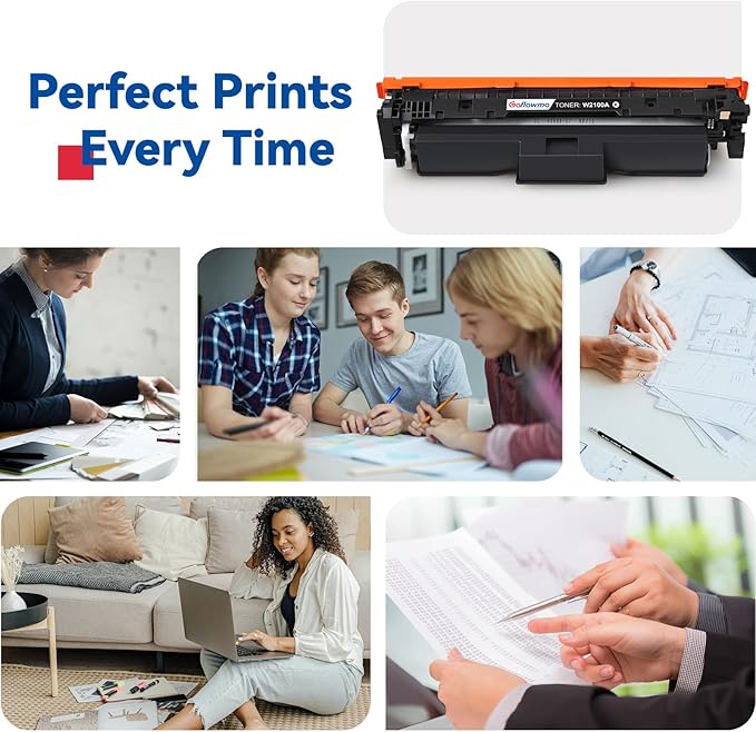 210A W2100A Black NO-CHIP Version Compatible Toner Cartridges Work - Image 5