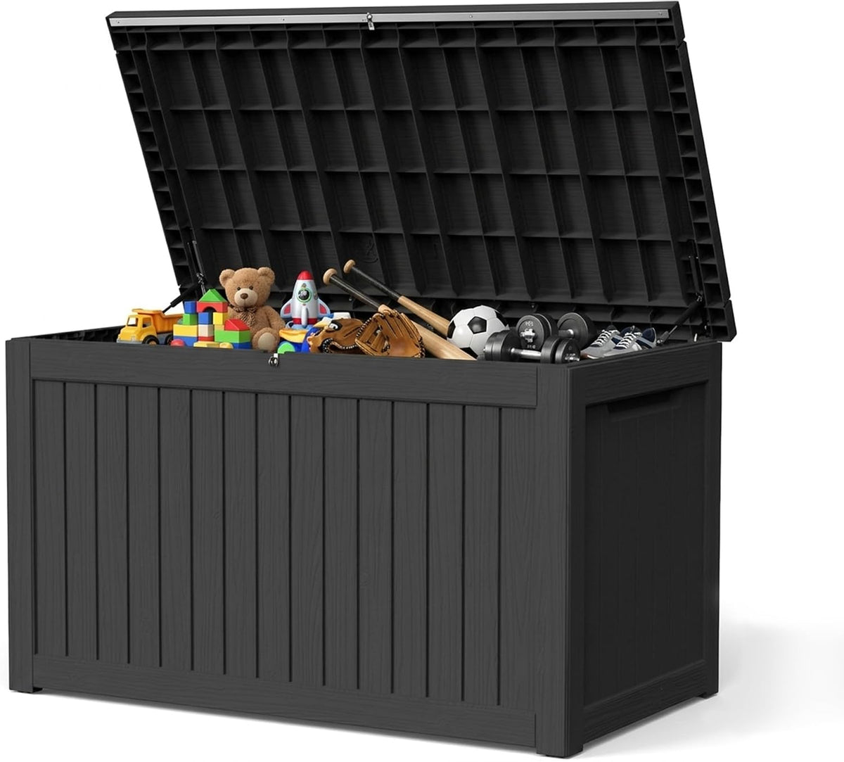 300 gallon outdoor storage box waterproof lockable resin, main product view