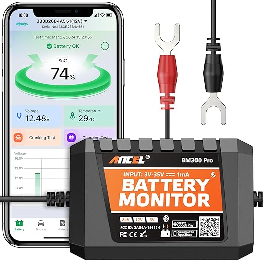 ANCEL BM Series 24V 12V 6V Battery Monitor by ANCEL
