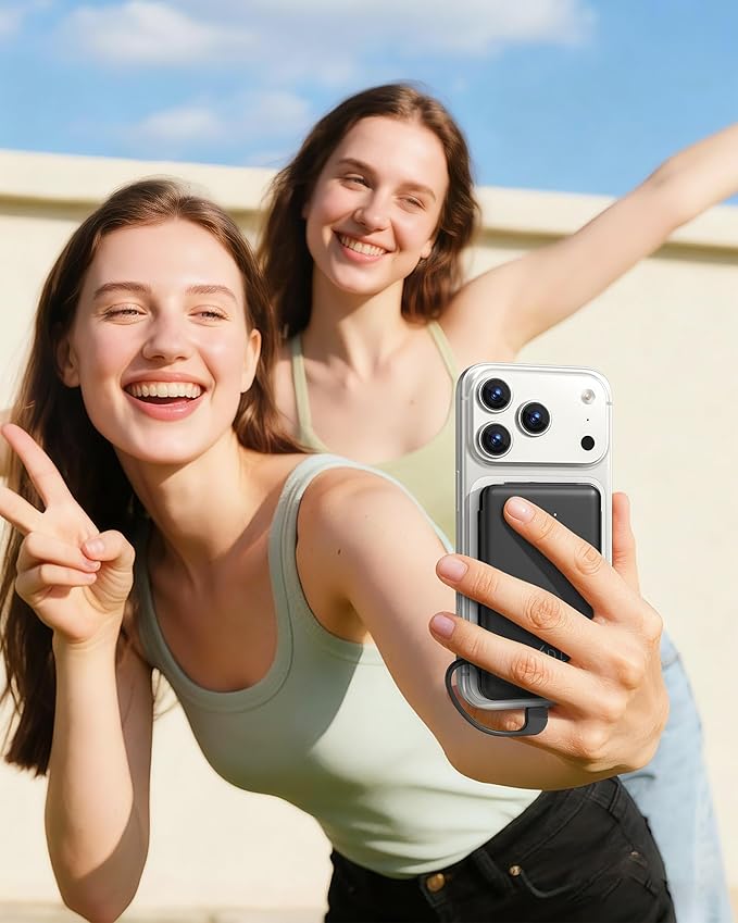 TG90° Ultra Slim 5000mAh Portable Charger Built-in Foldable AC Wall Plug and - Image 9