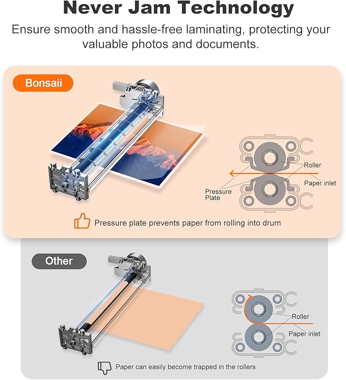 Bonsaii Laminator, 9 Inch Thermal Laminator Machine - Image 3