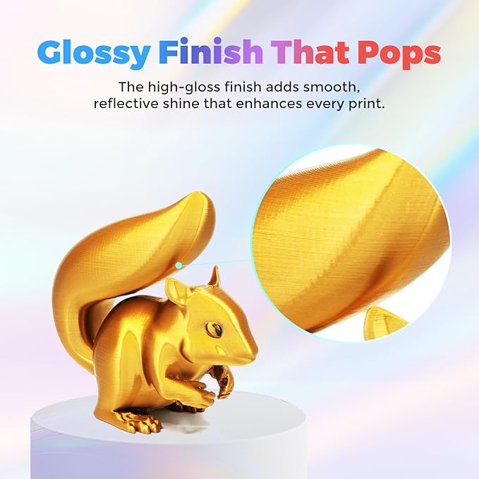 Flashforge 3D Printer Filament Silk PLA 1.75mm 1kg Spool-Dimensional Accuracy - Image 4