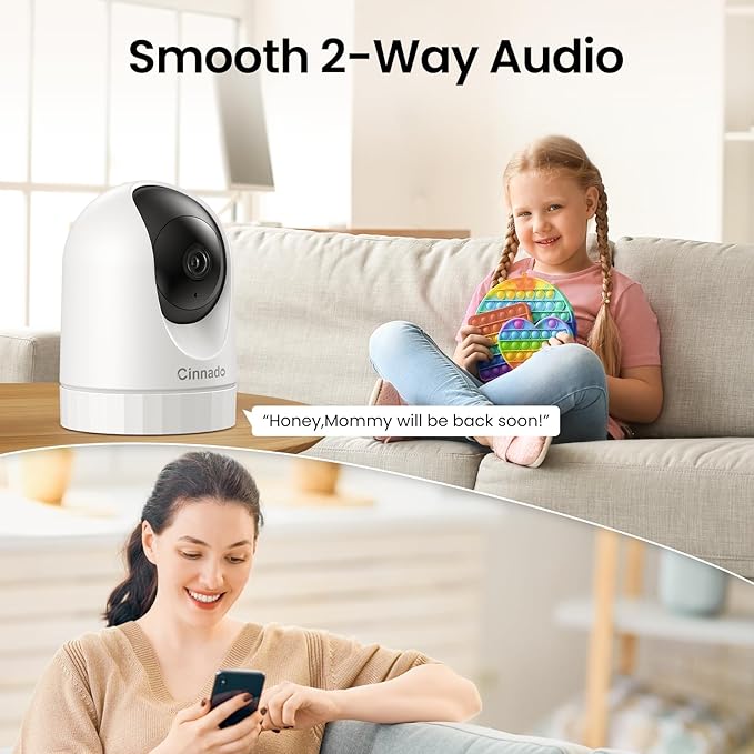 Cinnado 5MP Security Camera Indoor-5G/2.4G Dual WiFi Cameras - Image 7