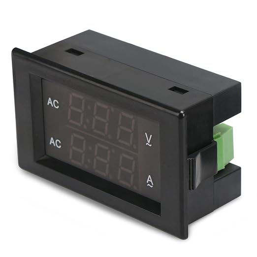 DROK Volt Amp Meter, AC 500V 200A Digital Voltmeter Ammeter Panel, 0.39 Inches - Image 6
